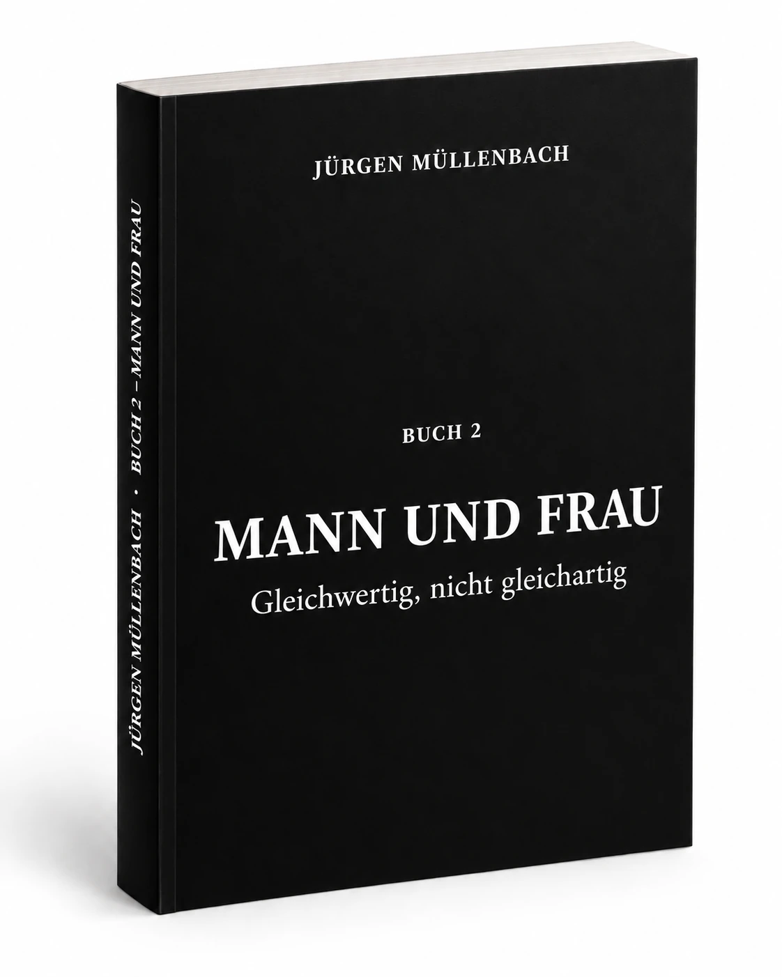 Mockup von BUCH 2 – MANN UND FRAU – Gleichwertig, nicht gleichartig